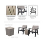 Enzo 3 Piece Patio Seating Set