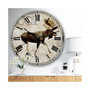 Moose Lodge 2 Oversized Cottage Wall Clock - 36" x 28" x 1"