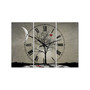 Inevitable Large Cottage 3 Panels Wall Clock - 23" x 23" x 1"