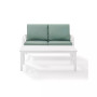 Kaplan 2 Piece Outdoor Seating Set With Cushions- Loveseat And Coffee Table