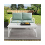 Kaplan 2 Piece Outdoor Seating Set With Cushions- Loveseat And Coffee Table