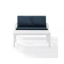 Kaplan 2 Piece Outdoor Seating Set With Cushions- Loveseat And Coffee Table