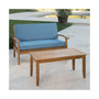 Peyton Outdoor Loveseat and Table Set with Cushions