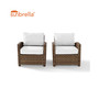 Bradenton 2 Piece Outdoor Armchair Set Sunbrella