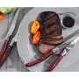 Laguiole Pakkawood Steak Knives, Set of 4