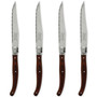 Laguiole Pakkawood Steak Knives, Set of 4