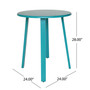 Barbados Outdoor 3pc Bistro Set