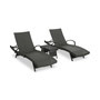 Brandon Outdoor Chaise Lounge & Side Table 3-Pc. Set