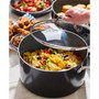 Valencia Pro Hard Anodized Ceramic Nonstick 22 Piece Cookware Pots and Pans Set