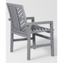 Outdoor Chevron Chair, Set of 2