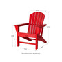 High Density Polyethylene Adirondack Chair