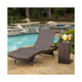 Salem Chaise Lounge with C-shaped Table