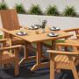 43" Square Outdoor Patio Dining Table