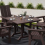 43" Square Outdoor Patio Dining Table