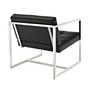 Hover Upholstered Vinyl Lounge Chair