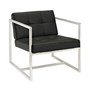 Hover Upholstered Vinyl Lounge Chair