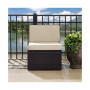 Palm Harbor Outdoor Wicker Corner Chair With Cushions