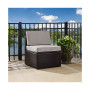 Palm Harbor Outdoor Wicker Corner Chair With Cushions