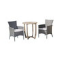 Ellie Outdoor 3pc Bistro Set