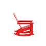 Modern Adirondack Outdoor Rocking Chair with Side Table Set