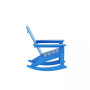 Modern Adirondack Outdoor Rocking Chair with Side Table Set