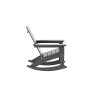 Modern Adirondack Outdoor Rocking Chair with Side Table Set
