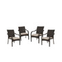 Kamal Stacking Chairs, Set of 4