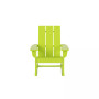 3 Piece Set Outdoor Modern Rocking Chairs with Square Side Table