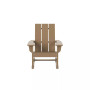 3 Piece Set Outdoor Modern Rocking Chairs with Square Side Table