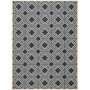 Courtyard Navy and Beige 9' x 12' Outdoor Area Rug