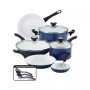 PURECOOK 12-Pc. Ceramic Non-Stick Cookware Set