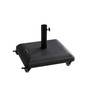 3.1" Concrete Square Patio with Wheels for Outdoor, Weather Resistant, Extra Durable Heavy Duty Umbrella Base, Fits upto 2.4" Diameter Umbrella Base