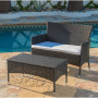 Malta Outdoor 2pc Wicker Seating Set