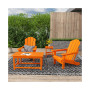 4-Piece Outdoor Paio Adirondack Conversation Set