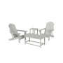 4-Piece Outdoor Paio Adirondack Conversation Set