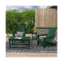 4-Piece Outdoor Paio Adirondack Conversation Set