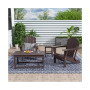4-Piece Outdoor Paio Adirondack Conversation Set