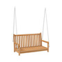 Swing Bench Solid Teak Wood 44.9"x23.6"x25.2"