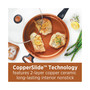 Glide Copper Ceramic 4 Qt. Covered Sauté