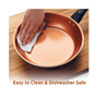 Glide Copper Ceramic 4 Qt. Covered Sauté