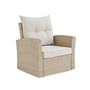 Canaan All-Weather Wicker Outdoor Armchair with Cushions