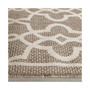 Courtyard Mocha and Beige 2'7" x 8'2" Runner Outdoor Area Rug