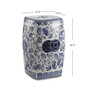 Floral Vine Garden Stool