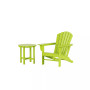Outdoor Adirondack Chair with Round Side Table