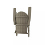 4-Piece Outdoor Folding Adirondack Chair with Footrest Ottoman Set