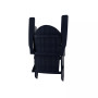 4-Piece Outdoor Folding Adirondack Chair with Footrest Ottoman Set
