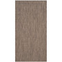 Courtyard Brown and Beige 2'7" x 5' Sisal Weave Outdoor Area Rug