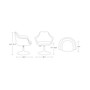 Kinsey Adjustable Height Swivel Accent Chair, Set of 2