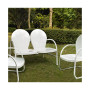 Griffith 3 Piece Metal Outdoor Conversation Seating Set - Loveseat And 2 Chairs