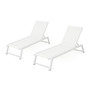 Belle Outdoor Chaise Lounge (Set of 2)